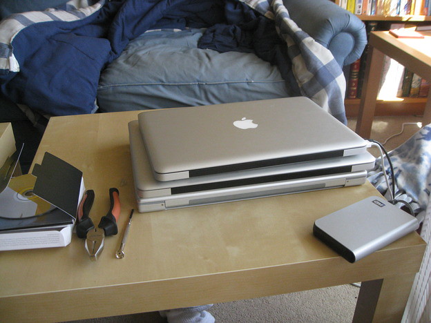 Pretty much every time I visit Pat, there's a scene resembling this out somewhere prominent in his living space.