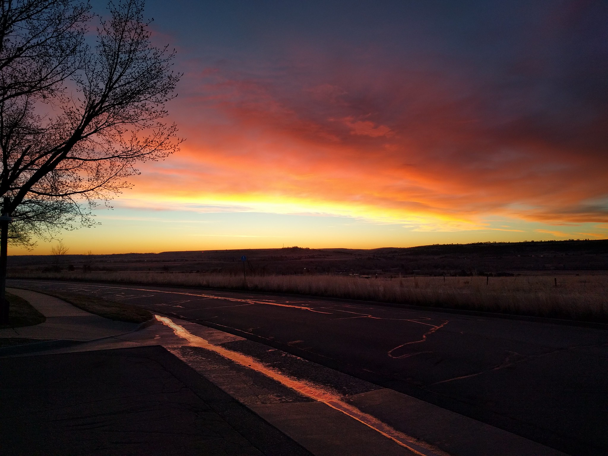 Sunrise along Greenbriar