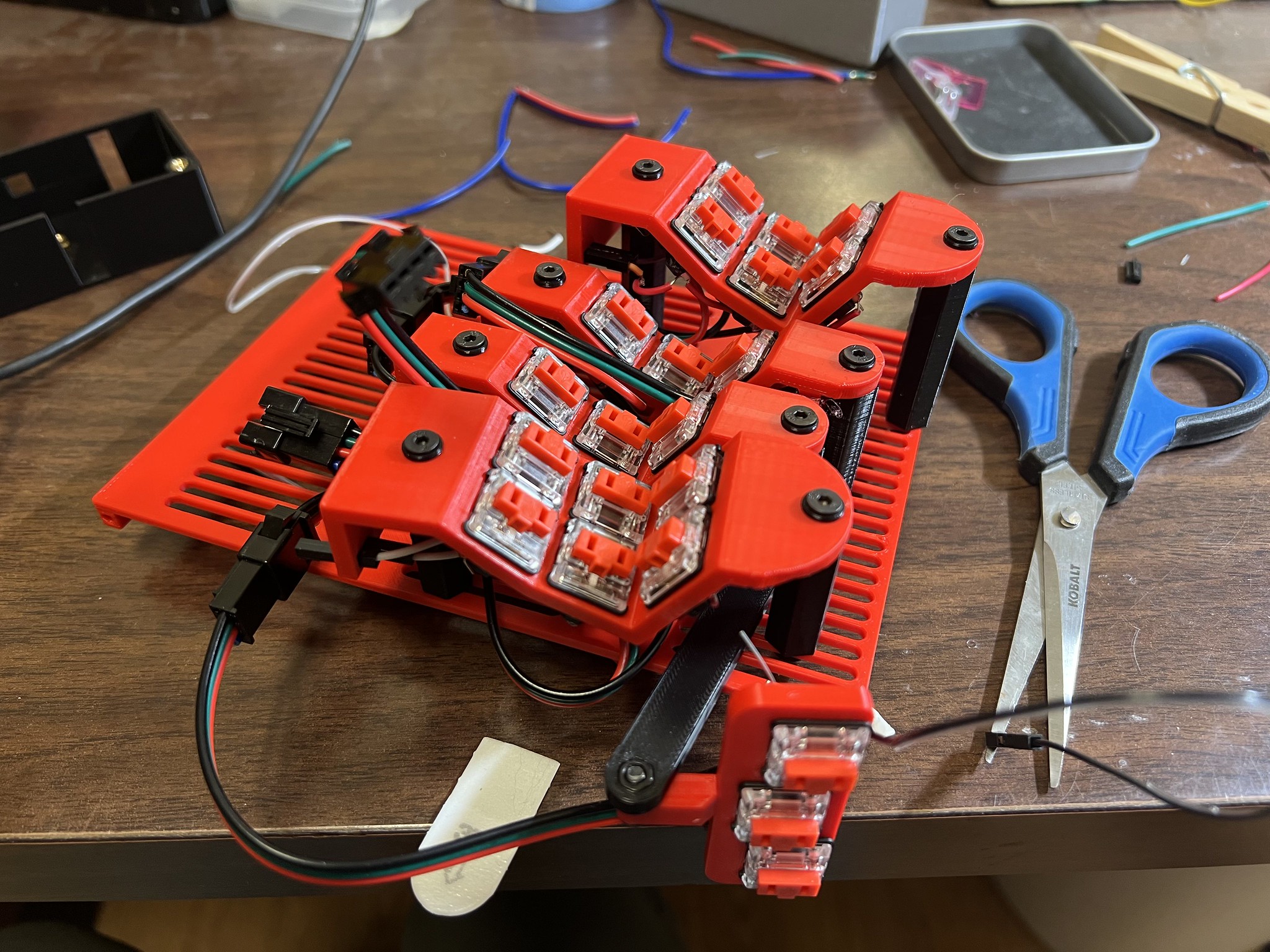 prototype with slots for adjustment