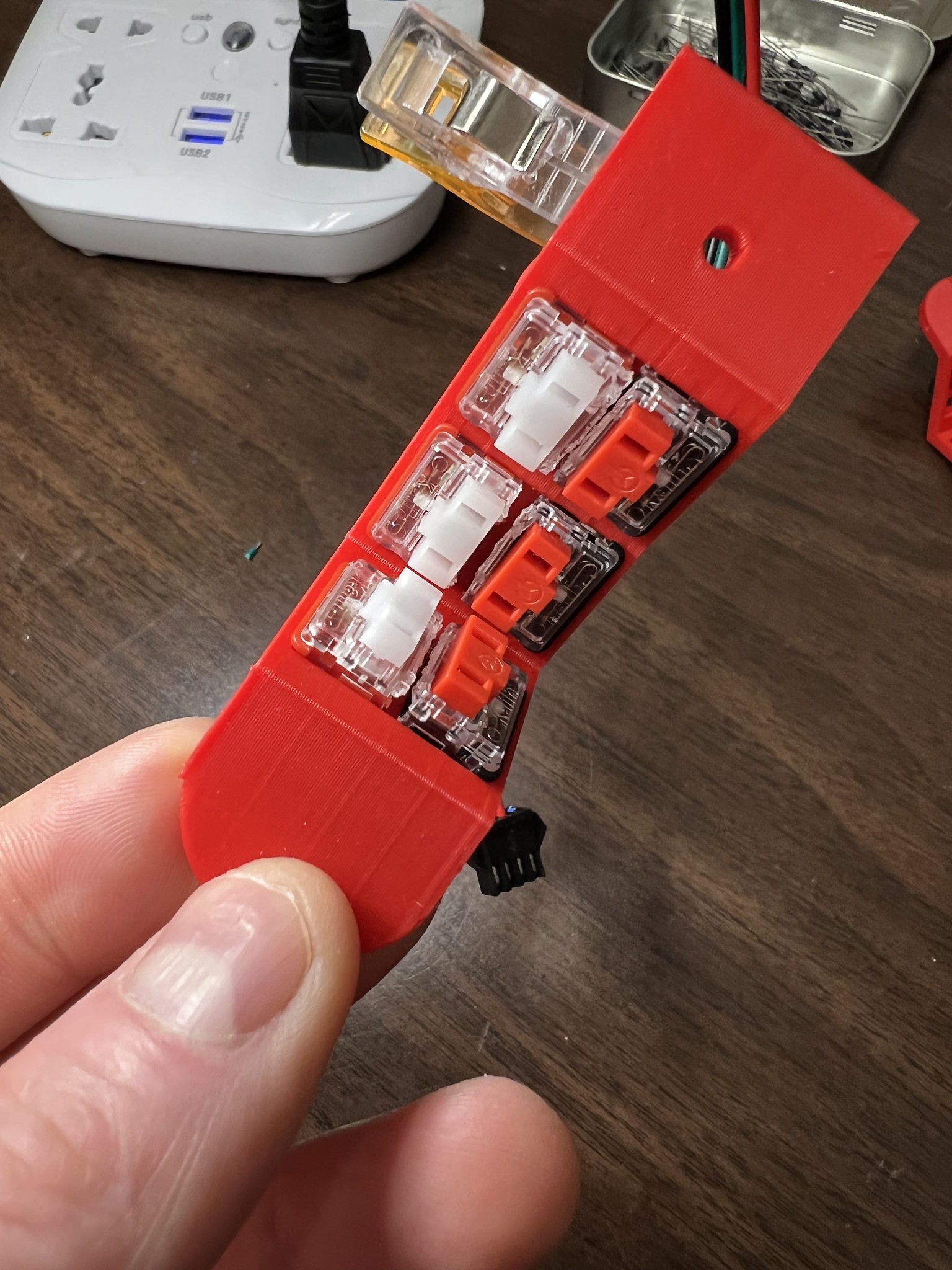 2x3 column with chopped chocs for tight spacing side to side